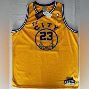 Authentic Reebok Golden State Warriors Jason Richardson Jersey SZ 56 curry